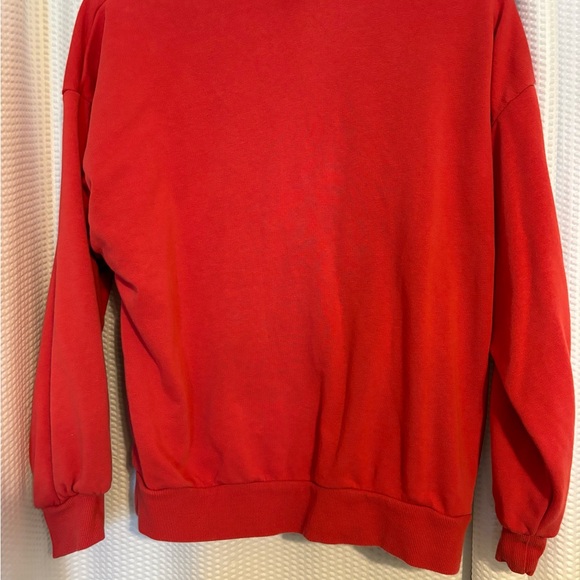 H&M New York Track & Field Sweatshirt Women's XS Red Long Sleeve - Picture 3 of 3